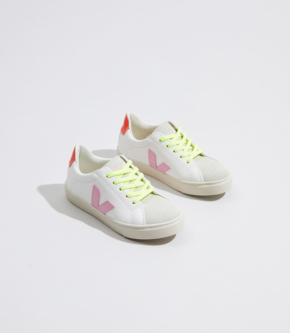 Veja Sneakers Copii - Esplar Lace Chromefree - Albi - 0328695-VE